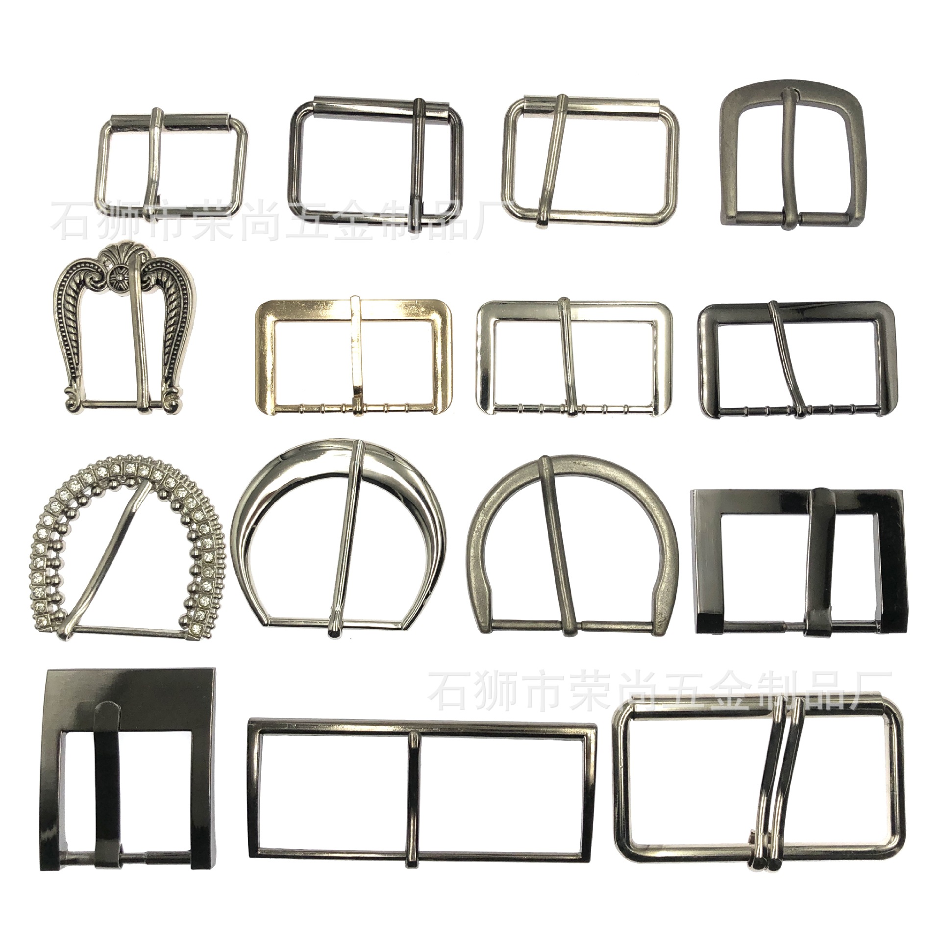 工厂现货五金箱包配件 鞋扣 女士皮带腰带针扣 d字针扣 包包配件