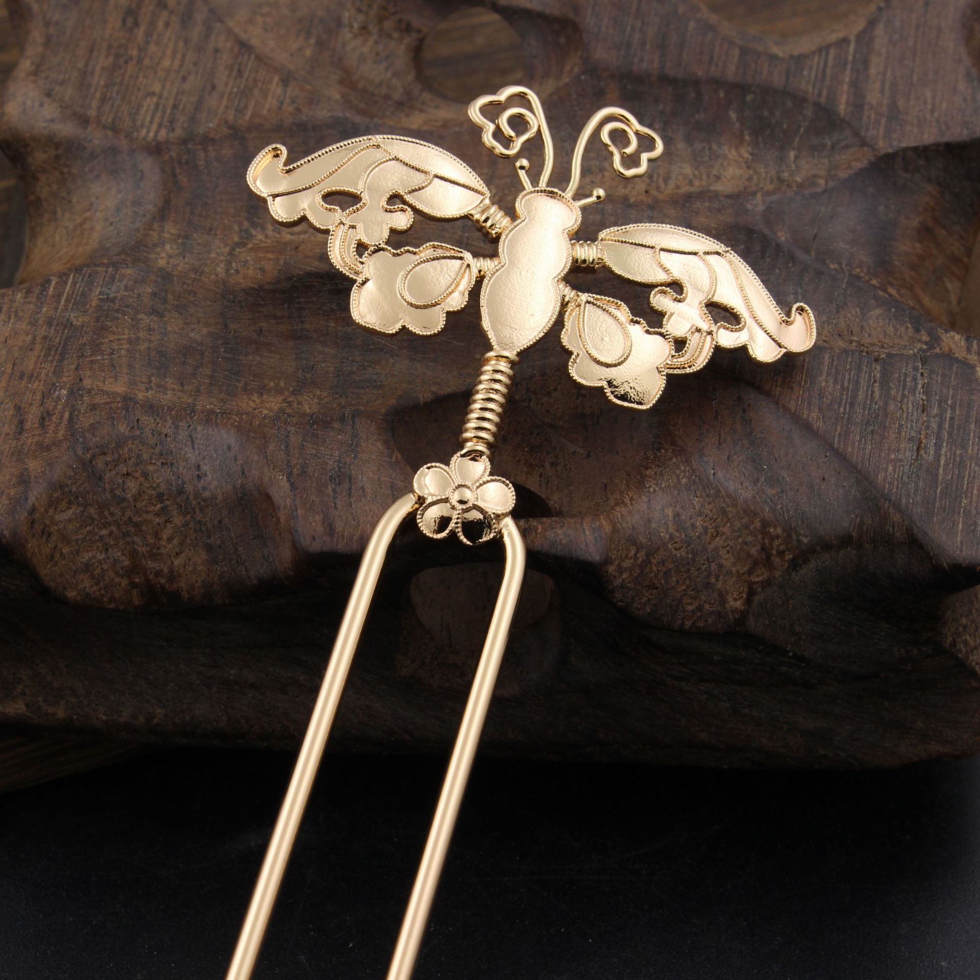 古装汉服宫廷步摇蝴蝶发簪发钗古风手作簪子影楼写真发饰