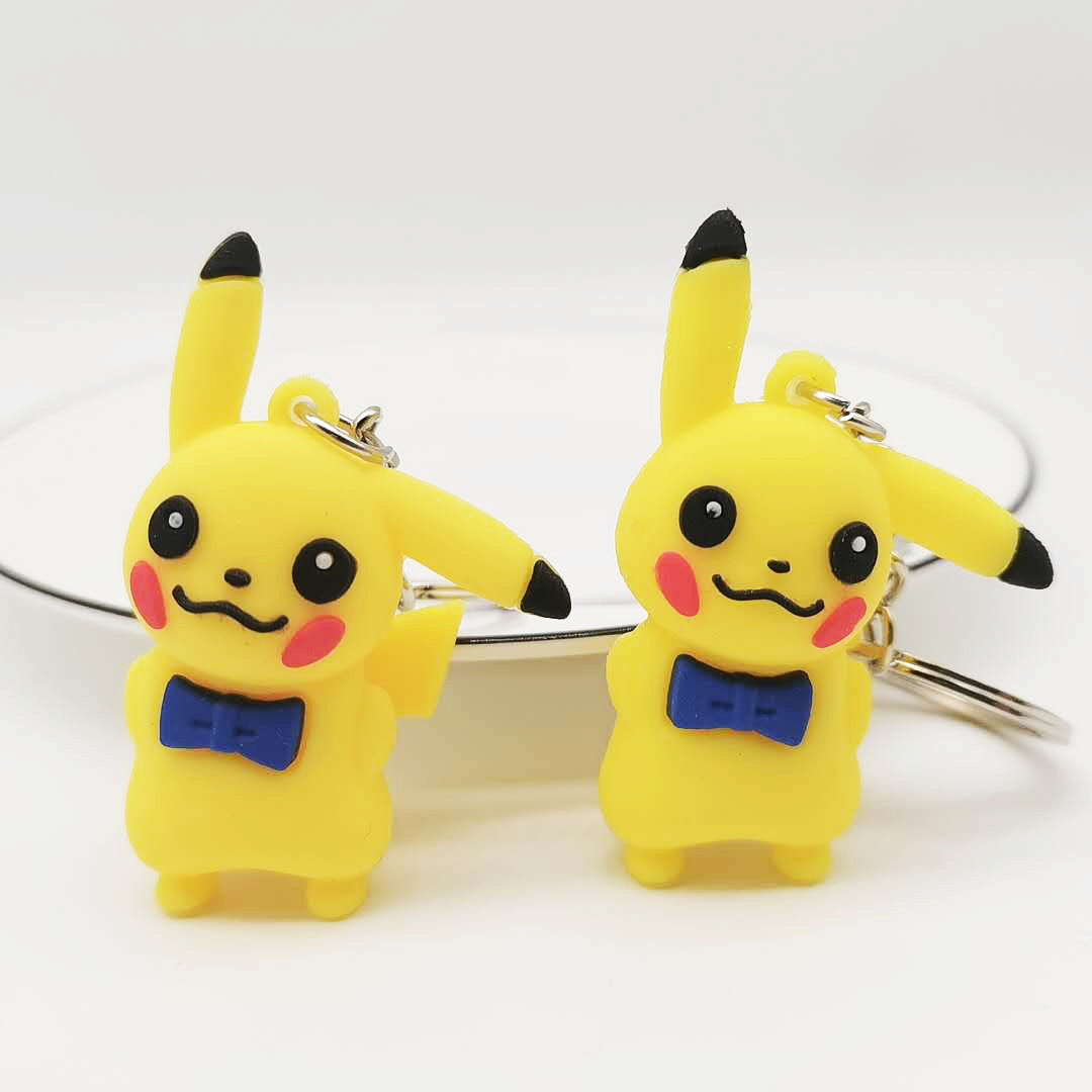 卡通动漫皮卡丘钥匙扣神奇宝贝包包挂件礼品促销活动赠品小礼品