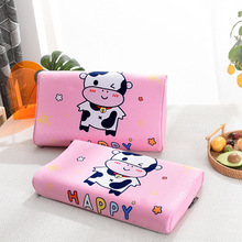 泰国儿童乳胶枕批发天然卡通枕头学生护颈枕幼儿园礼品宝宝枕代发