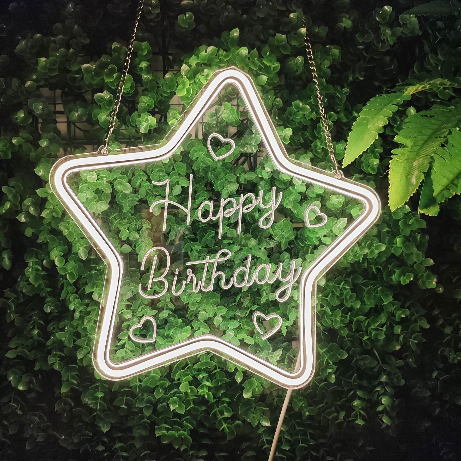 Amazon Led Neon Light Happy Birthday Letter Luminous Modeling Light Birthday Party Decoration Atmosphere