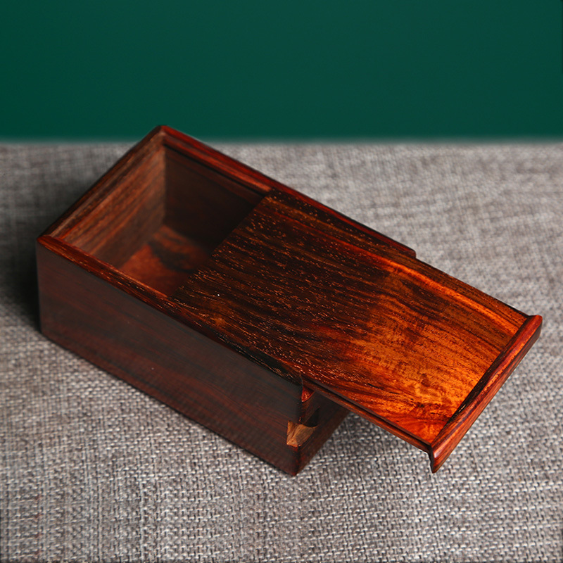 大红酸枝机关盒子红木玄机中式中国复古首饰盒花梨木制藏物盒
