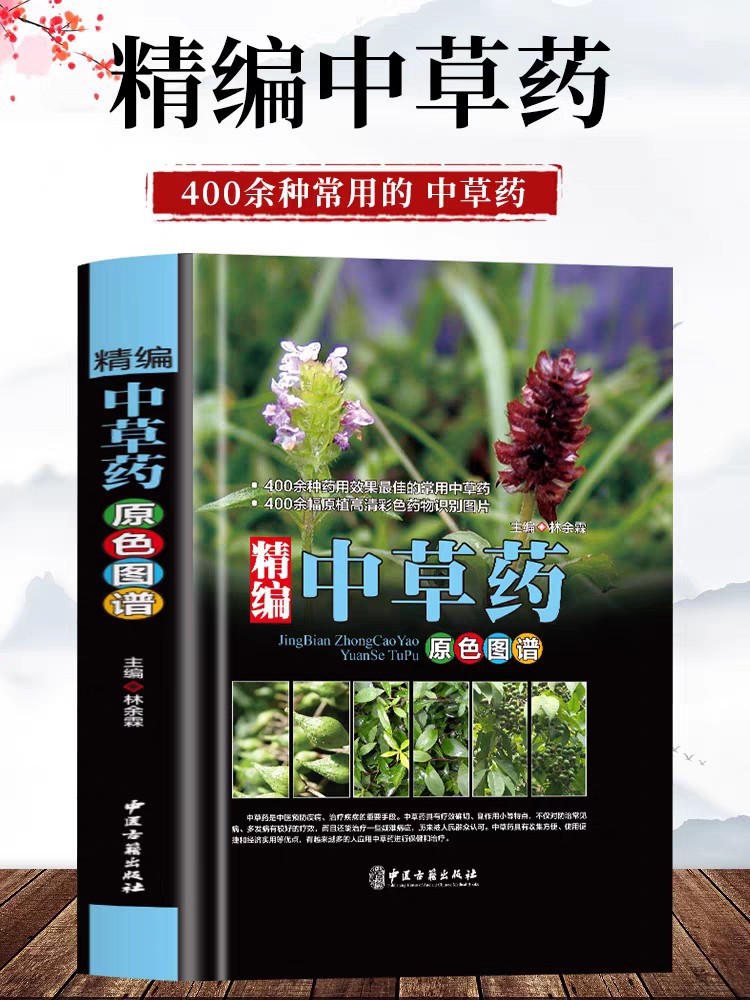 精编中国药典中药原色图谱中草药图鉴图谱中国药材图鉴中医学书籍
