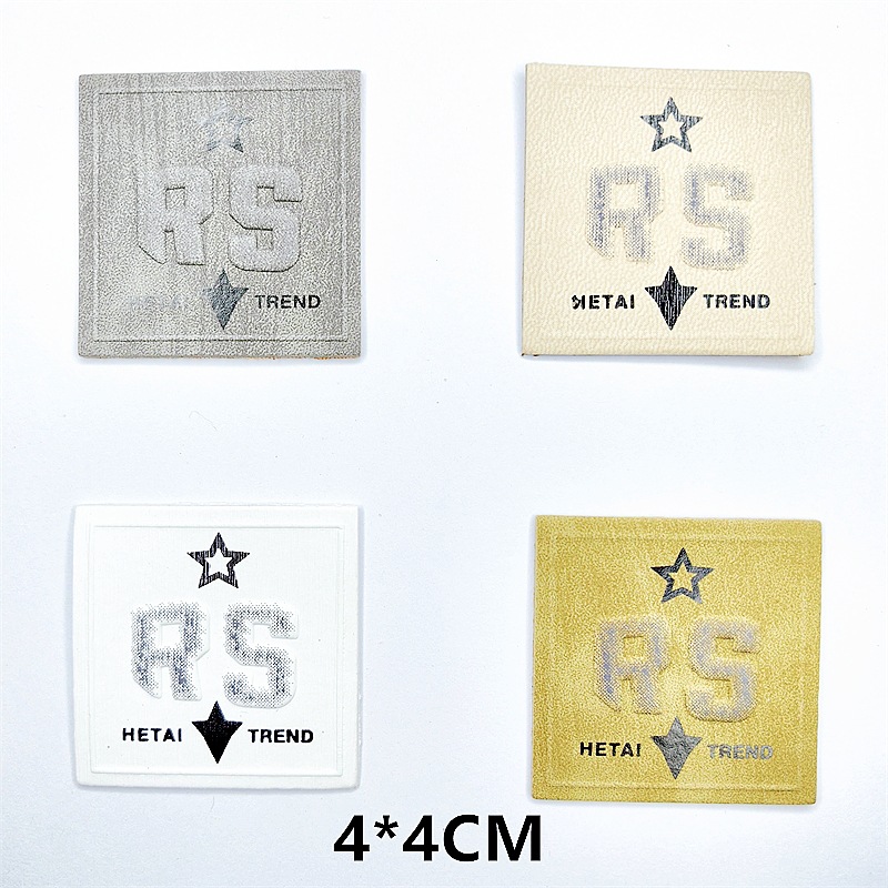 spot supply leather tag shoes and hats cloth label decorative labeling clothing accessories accessories cloth sticker clothing fashion brand pants trademark