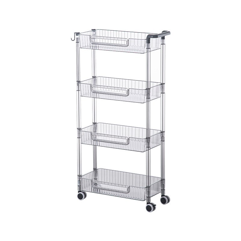 Trolley Rack Kitchen Floor Bedroom Multi-Layer Baby Snacks Mobile Bathroom Bathroom Storage Storage Rack