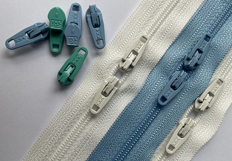 ykk拉链3号尼龙双闭尾da16q过cpsia检测婴儿幼童爬爬服连体裤出口