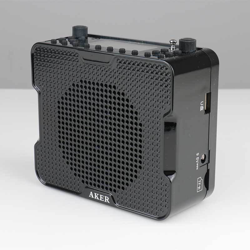 aker/爱课蓝牙扩音器20w大功率教师导游音箱腰挂式喊话器小蜜蜂