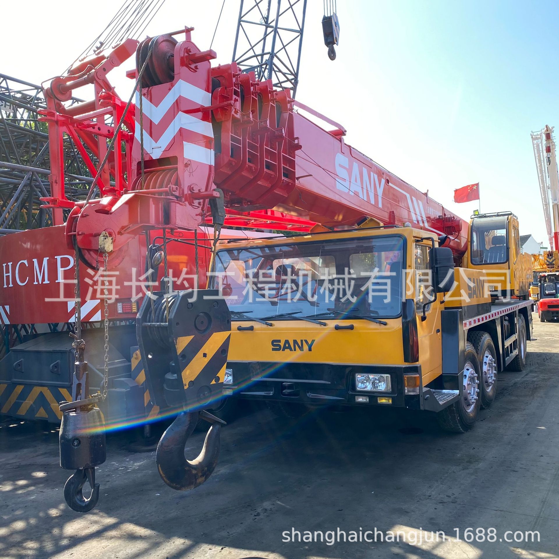 三一汽车吊配件 50吨汽车吊qy50 吊车起重机 吊车 吊机