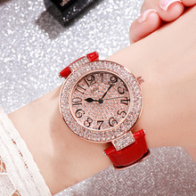 GEDI新款满钻皮带表女士手表时尚奢华气质品牌网红女表批发12009