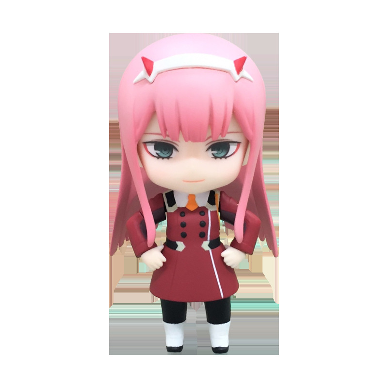 q版粘土#952 darling in the franxx 零二 国家队02 可动人偶手办