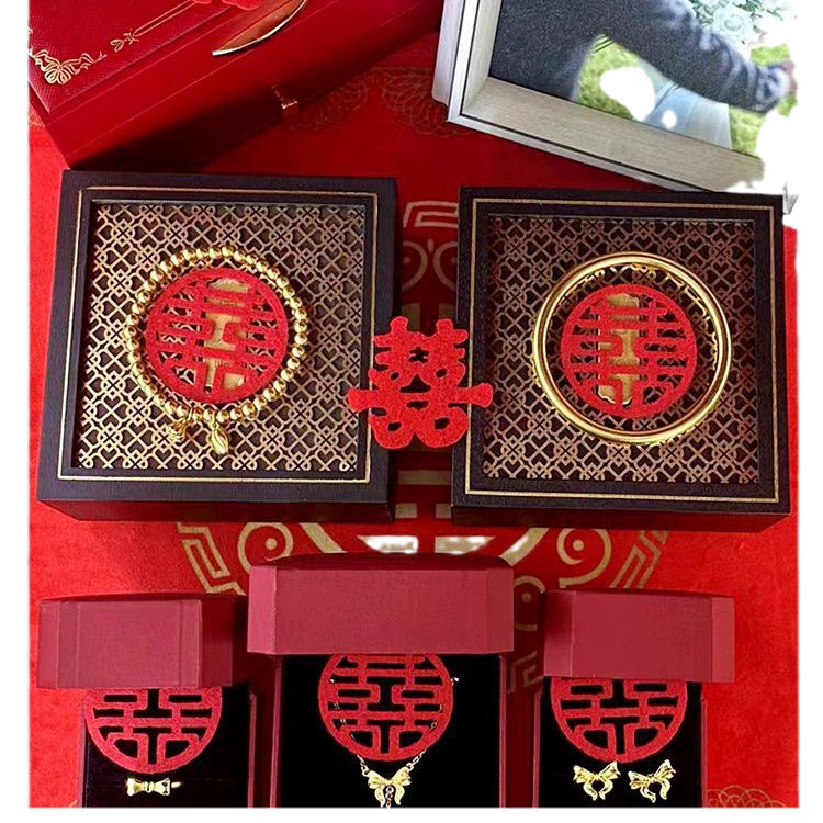 三金首饰一套结婚首饰黄金五金套装假三金仿真首饰订婚套装婚礼