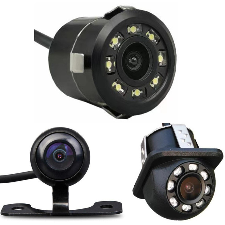 跨境小蝴蝶通用倒车摄像头ccd夜视高清汽车摄像头倒车影像显示屏