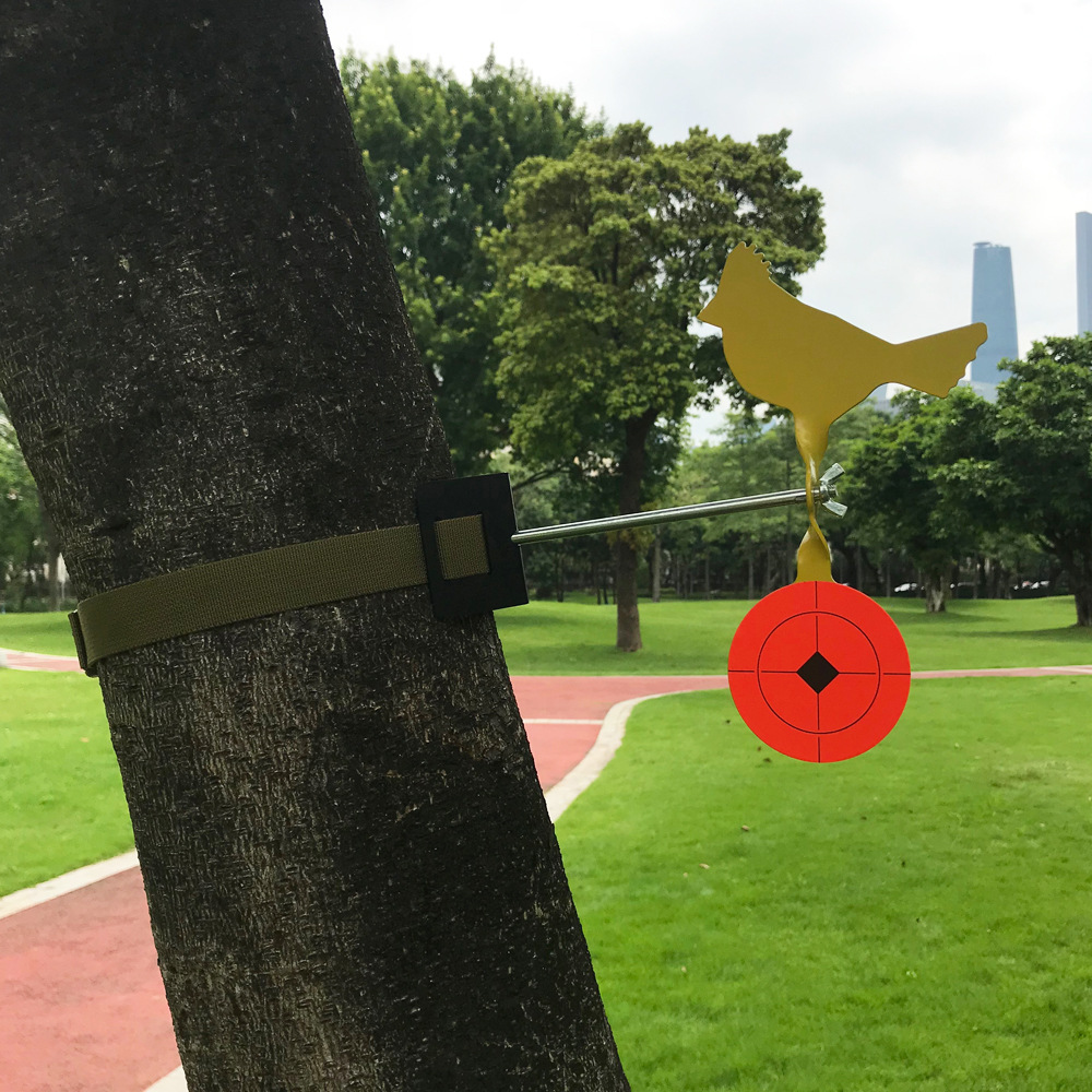 【target house】加大版小鸟绑树靶子弹弓弓箭多用途便携不锈钢靶