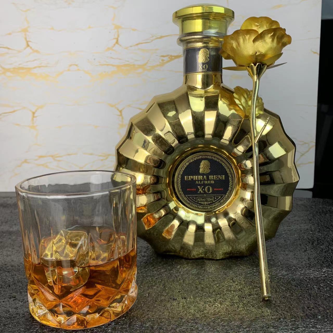 酒水供应链 ktv爆款洋酒40度白兰地烈酒招商代理一件代发直播包邮