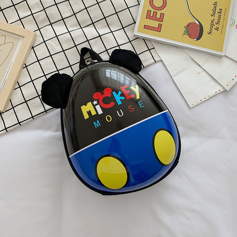 2023 New Mickey Mouse Ni Primary School Kindergarten Anti-Lost Children Boys and Girls Backpack Small Bookbag Boys and Girls