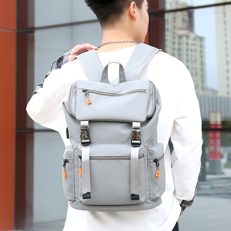 Cross-Border Men's Backpack Travel Fashion Trendy Usb Trendy Business Leisure Computer Backpack Gift Logo