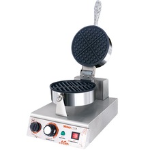 汇利HF-01电热单头华夫炉商用华夫饼机松饼机商用格子饼机可丽饼