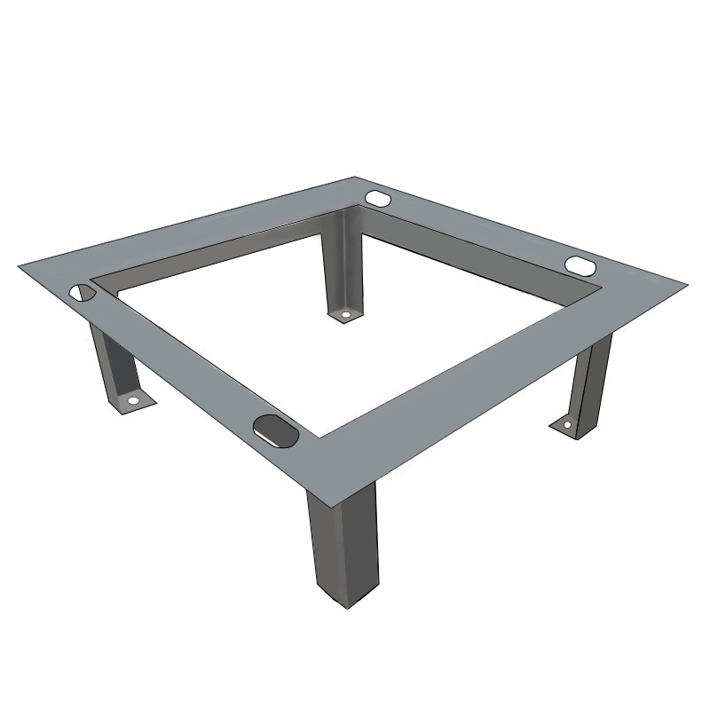 机柜底座 适配尺寸600*600 机柜支架金属框架结构 尺寸可选