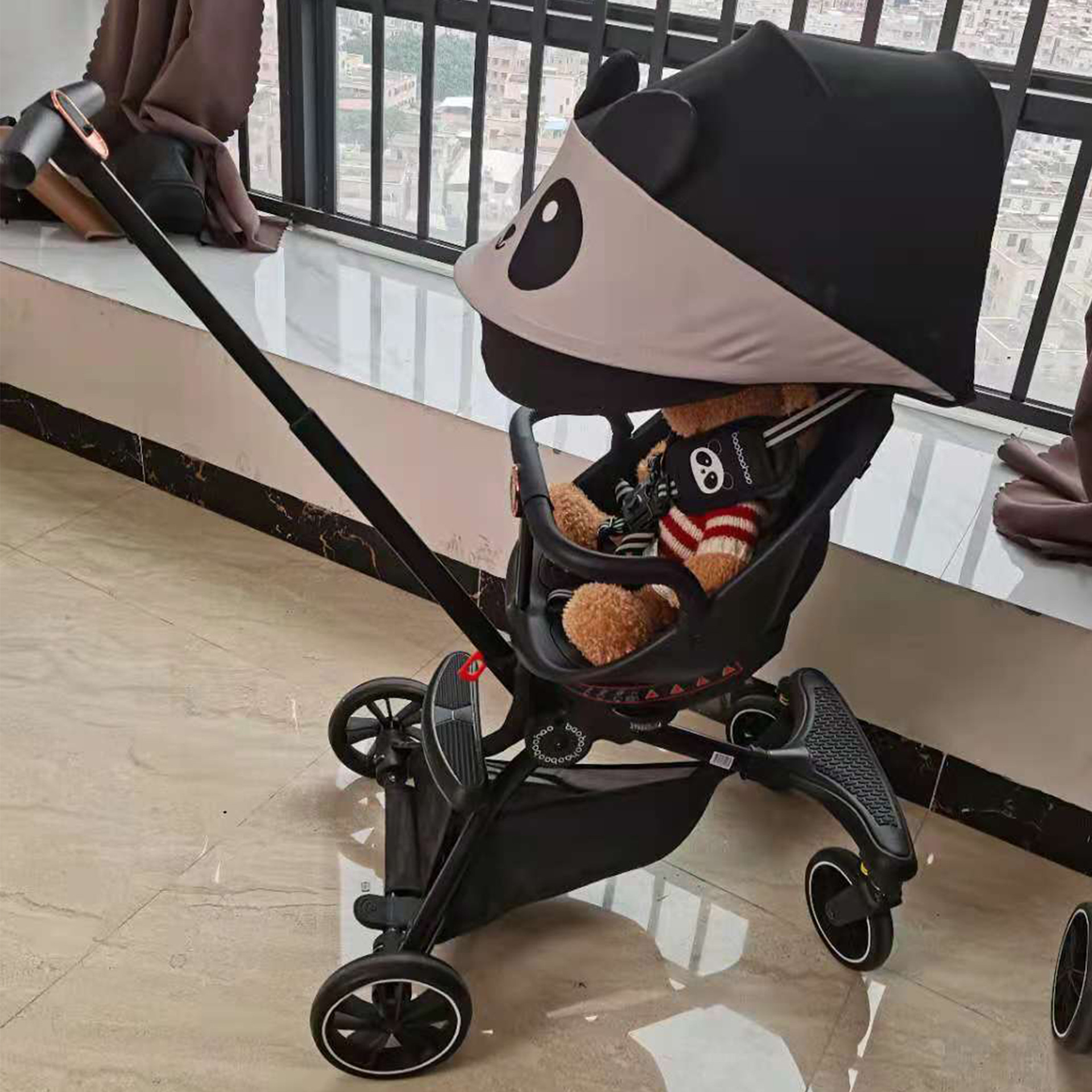 宝宝好v8遛娃神器折叠婴儿手推车可坐可躺便携双向高景观溜娃神器