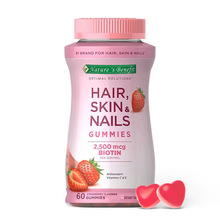 GLOW SKIN BEAUTY GUMMIES , HAIR SKIN NAILS With Collagen