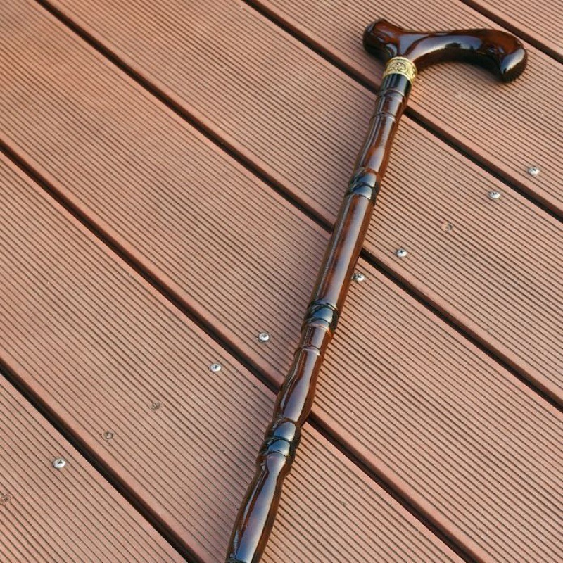 实木拐杖老人木头拐木质手杖老人用拄老年人木制防滑拐扙厂家批发