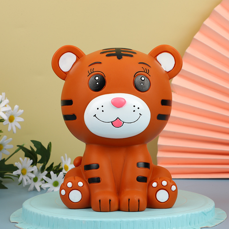 Creative Zodiac Tiger Coin Bank Holiday Gift Purchase Children's Birthday Gifts Table Decoration Gifts Direct Supply