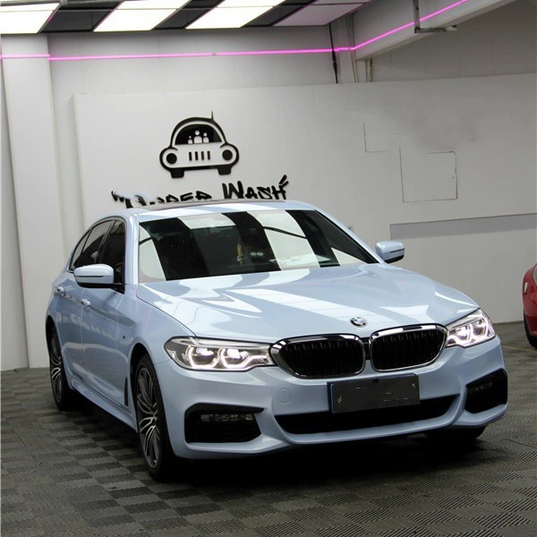 爆品pet汽车改色膜全车贴膜 马卡龙系列整车身膜 爵士蓝车膜改装