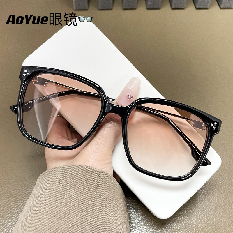 太阳镜00301新款时尚大框眼镜潮流个性墨镜偏光眼镜 网红素颜眼镜