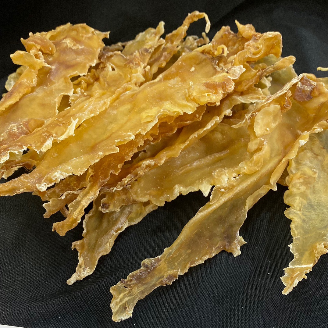 海味干货鳕鱼胶15-35头鳕鱼花胶一斤约25头左右足干深海鳕鱼胶片