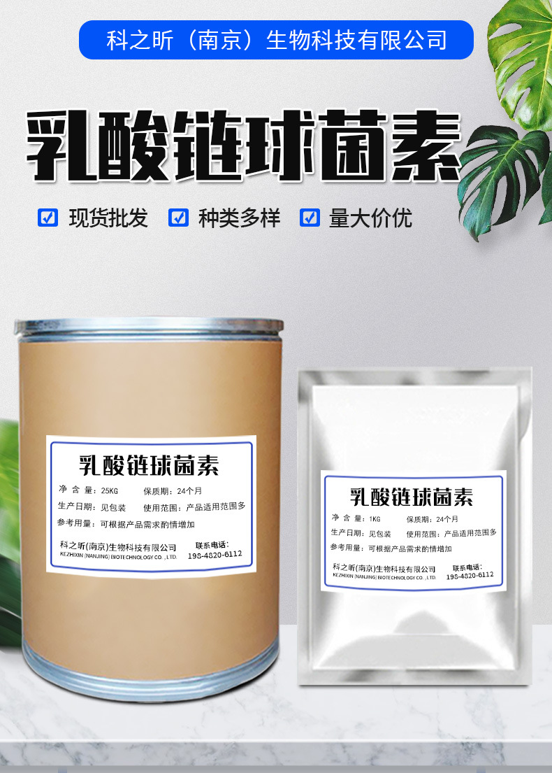 厂家供应乳酸链球菌素 食品保鲜剂乳链菌肽 量大价优乳酸链球菌素