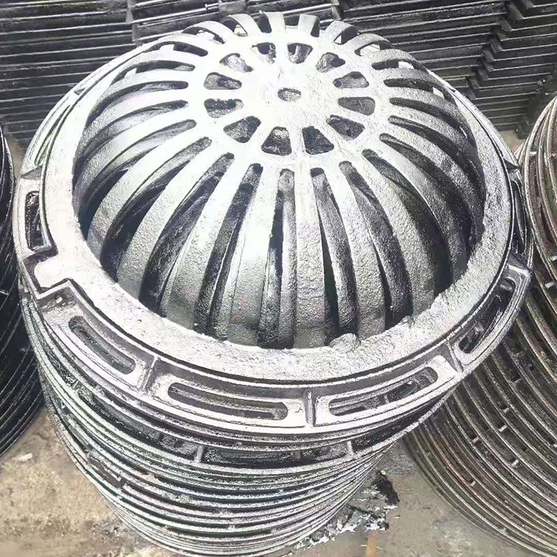 铸铁溢流井雨水收集井盖海绵城市溢流井盖雨水口截污井盖