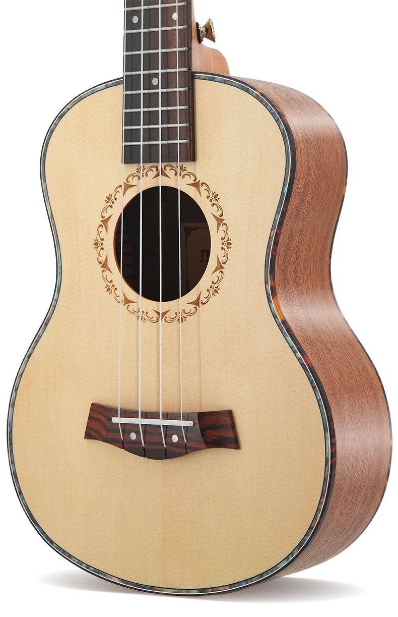 26寸英格曼云杉木单板尤克里里 ukulele乌克丽丽小吉他 厂家直销