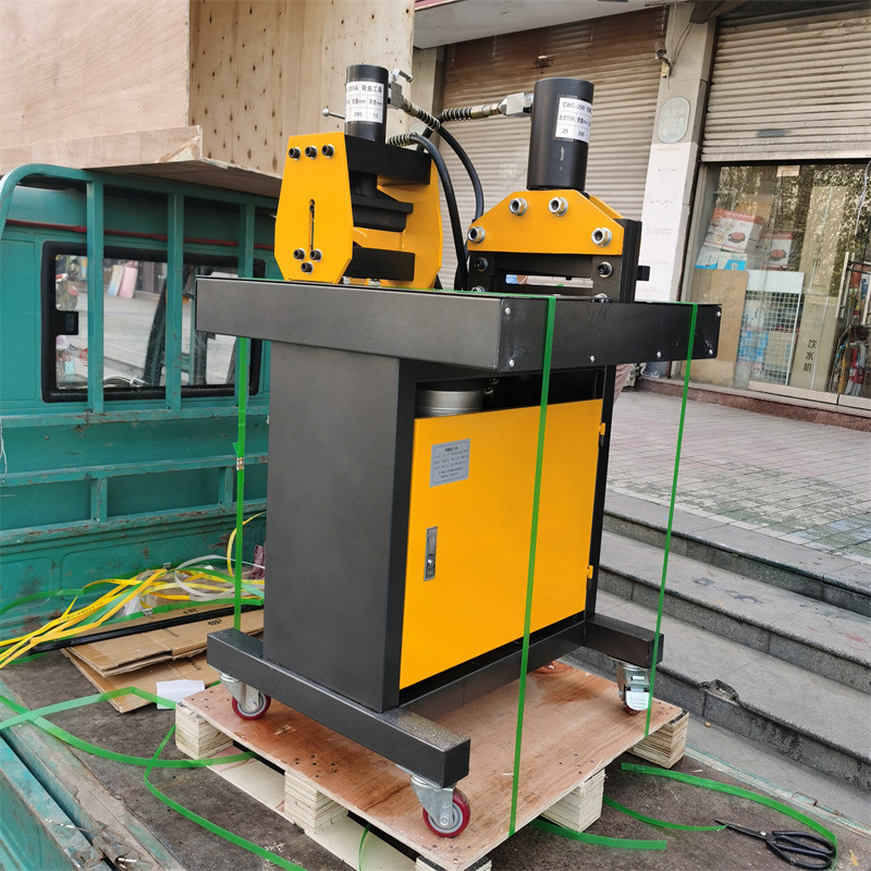 组合式母线加工机 三合一铜排加工机 冲孔切断弯曲一体机