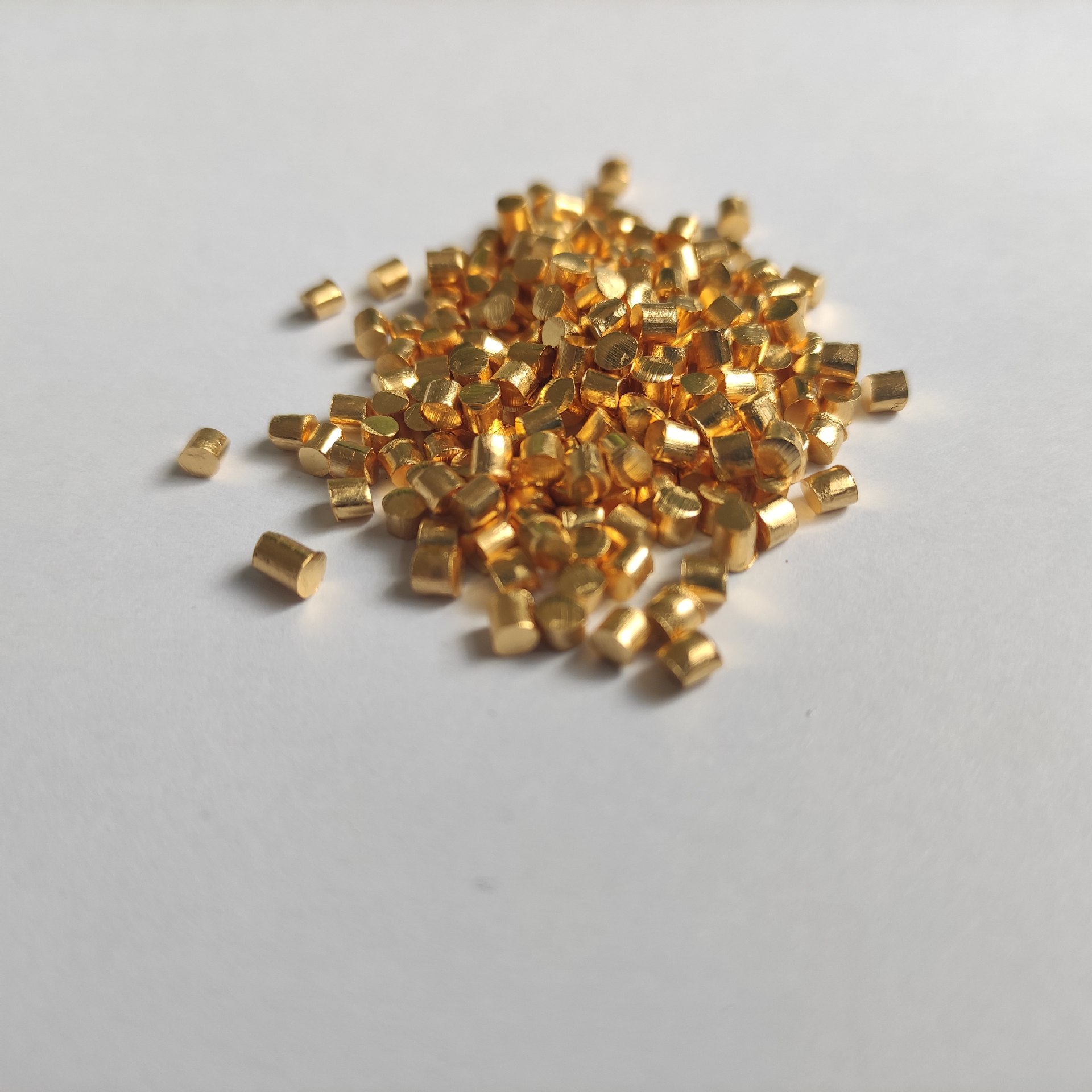 现货高纯5n溅射镀膜金颗粒金蒸发料纯金靶材
