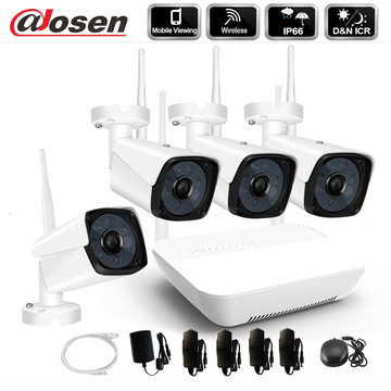 wifi cameras nvr 300万无线摄像头监控500万网络摄像机录像套装