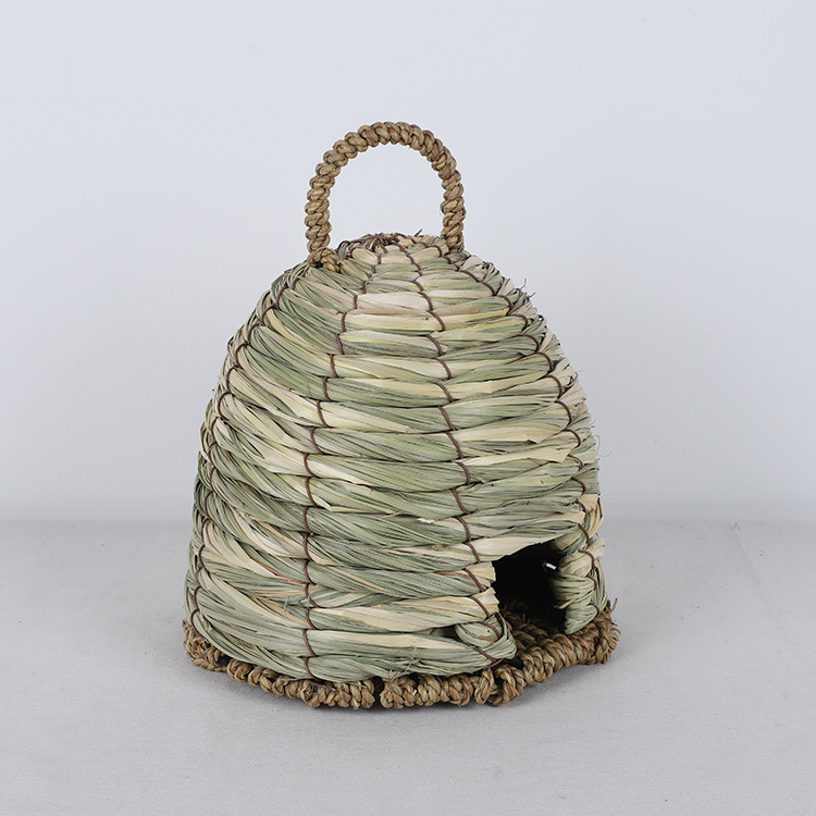 新款柳编葫芦摆件 藤编创意编织家居工艺品 草柳子母葫芦装饰挂件