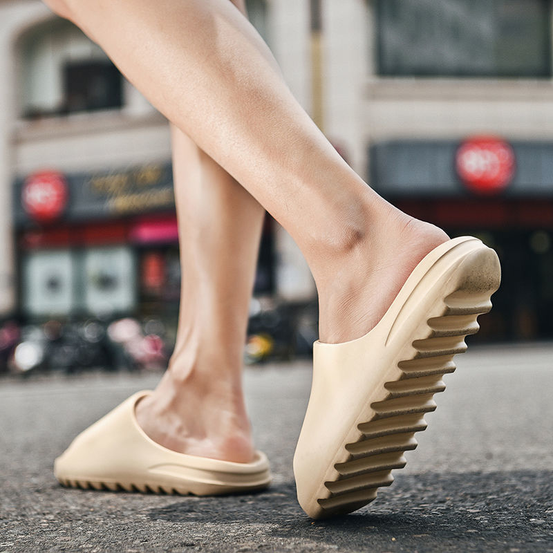 包邮莆田椰子拖鞋男户外穿slide厚底沙滩一字网红夏天yeezy凉拖女