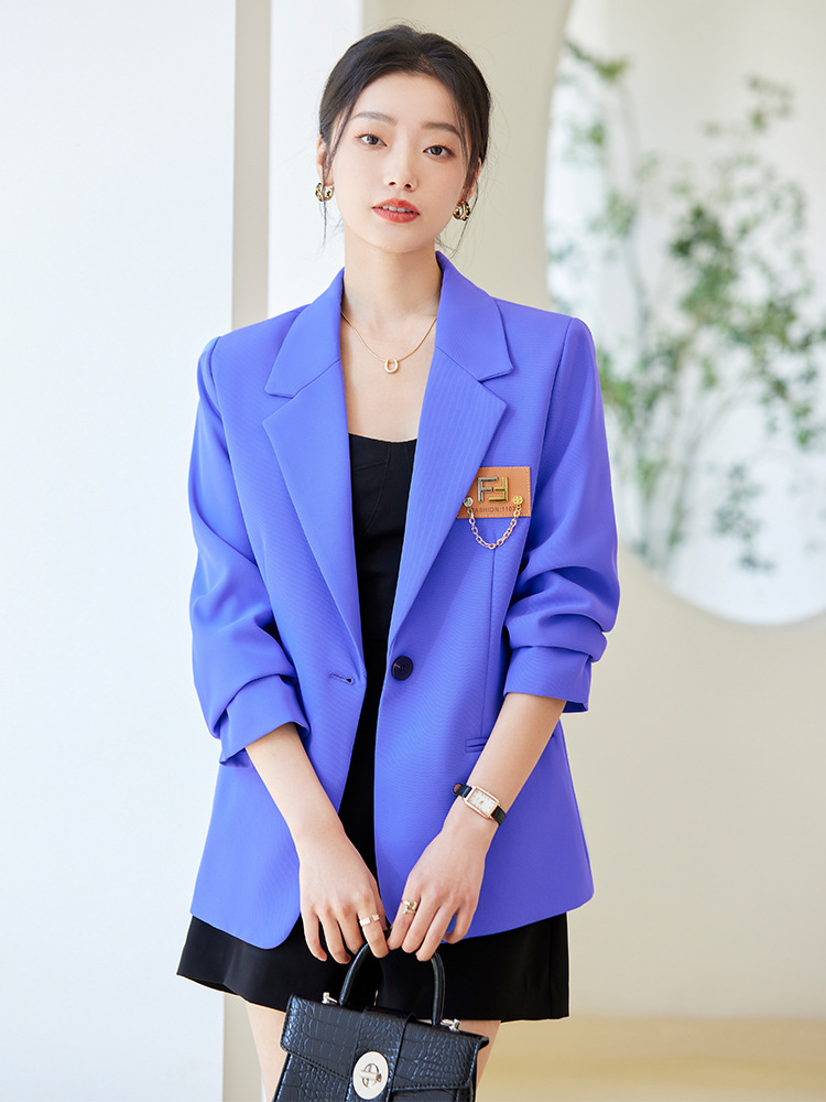 工厂货源职业女装西装外套女长袖春秋2024新款通勤白领工作服西装