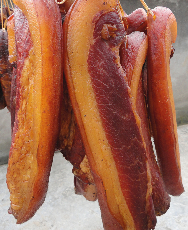 宜宾特产飞天后腿腊肉二刀肉500g  四川农家土猪肉烟熏腊肉腌肉