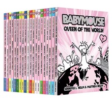 老鼠宝宝系列1-20册 英文原版 Babymouse 青少年英语课外读物