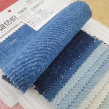 【水洗牛仔布】订 15安牛仔布料加厚粗斜纹牛仔布面料洗水厚