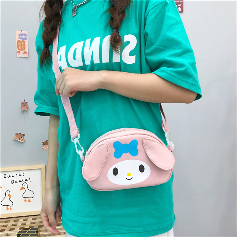 Lovely Bag Women's Summer Bags Girl One-Shoulder Messenger Bag Large Capacity Big Ears Dog Bag