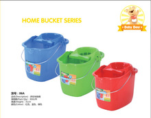 06A地拖桶工厂清洁家政家用耐用实用多色塑料挤水桶拧水桶墩布桶