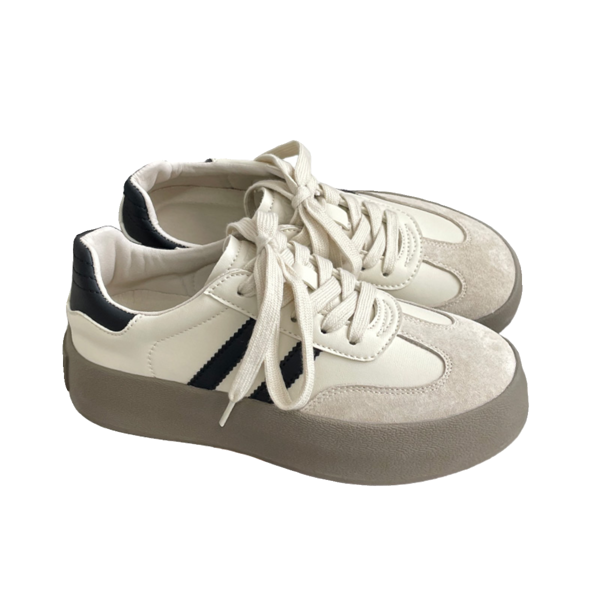 厚底小白鞋女2024新款春季复古休闲国潮板鞋子女ins潮百搭小众鞋