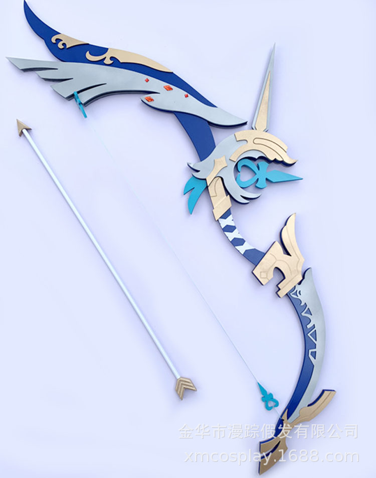 原神阿莫斯之弓菲谢尔甘雨五星武器cosplay道具定做