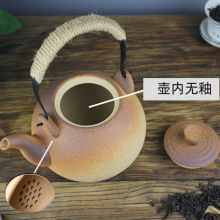 煮茶土陶罐公道杯煮水陶瓷烧水功夫茶耐热炭火罐罐茶炉陶土边炉