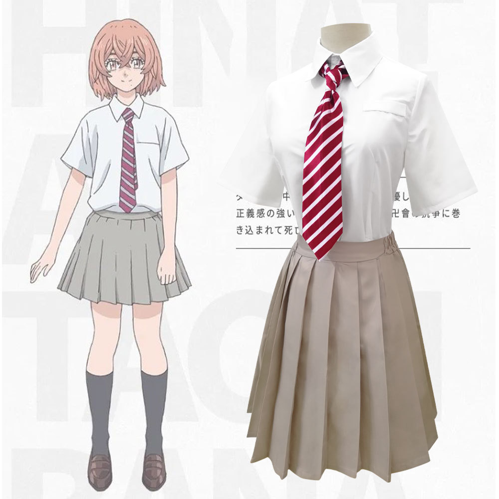 动漫东京卍复仇者cosplay 柴柚叶cos服日式制服jk套装角色扮演