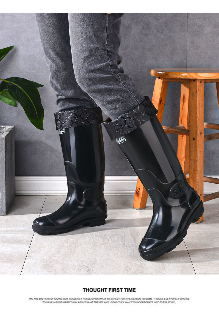 橡胶雨鞋飞鹤牌低腰反光矿工安全煤矿防水防护劳保雨鞋靴包邮