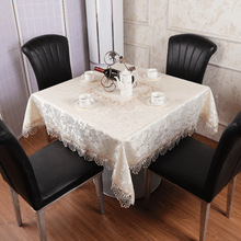 方桌桌布正方形台布家用四方老式简约欧式餐桌布八仙桌麻将桌盖布