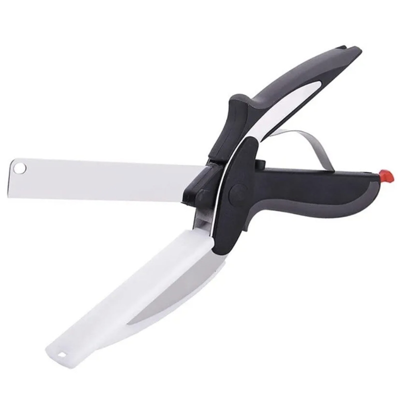 Food Scissors Vegetable Scissors 2-in-1 Smart Kitchen Knife Multi-Functional Kitchen Scissors